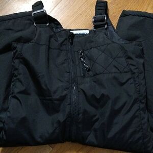 Old Navy Black Water-Resistant Bib Overalls